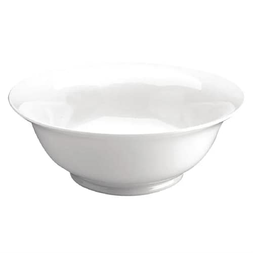 Olympia W436 235mm whiteware salad bowls – box of 6 durable vitrified porcelain – Australia